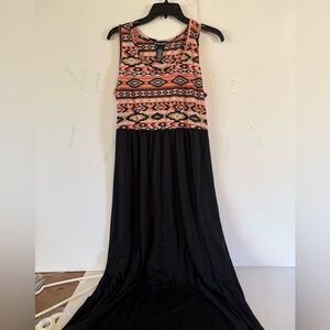 Tribal Print Maxi Dress